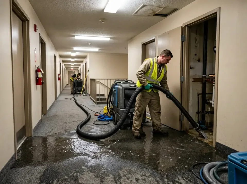 multi-unit-apartment-hallway-f-005 — frequently asked questions, Emergency Burst Pipe Water Extraction & Removal in Bloomsbu…